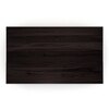Striado Rectangular Solid Wood Coffee Table In Mahogany Finish