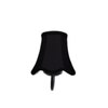 Devansh Black Wall Mounted Lamp With Black Cotton Shade