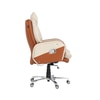 Ettorez Otimo Premium High Back  Boss Chair In Cream And Tan Colour