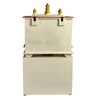 D'Dass Multi Color Mdf and Sheesham Wooden Temple With Cabinet For Pooja