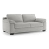 Esquel Essential 3 Seater Fabric Sofa in Vapour Grey Colour