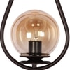 Eliante Modern Hanging Lights Mild Steel & Glass Material Brown & Champaign Finish