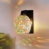 Devansh Solid Wood Electric Wall Light in Brown Colour with Multi Shade Count of 1 Light