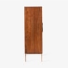 Banner Kiara Solid Wood Cabinet in Gold Finish