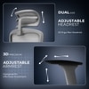 Imperia Ergonomic Study Chair in Grey Colour