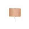 Felicia Beige Cotton Shade Floor Lamp