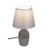 Ceramic Table Lamp Grey Timeless Elegant Design