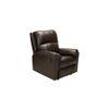 Chicago Leatherette One Seater Manual Recliner in Brown Colour