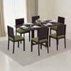 Danton Oribi Solid Wood 6 Seater Dining Table With Set Of 6 Chairs