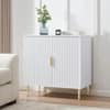 Velin Small Sideboard Warm White
