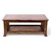Omar Sheesham Wood Coffee Table In Teak Finish