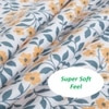 Threads Silky Touch Premium Super King Size Flat Bedsheet 275 x 275 cms