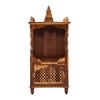 Phiv Sheesham Wood  Prayer Unit in Teak Finish