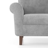 Oxford 3 Seater Fabric Sofa In Granite Weave Colour