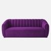 Rosa Fabric Sofa (Purple)