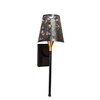 Devansh Metal Electric Wall Light in Black Colour with Black Shade Count of 1 Light