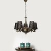 Devansh Metal Wall Mounted Lamp With Beige Jute Shade
