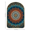 Mandala Flowers Chakra Wall Art Painting Set of 2 with Gold Frame 16 x 24 Inch