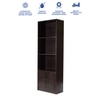 Hayao Engineered Wood 3 Tier Book Shelf  With Bottom Cabinet In Wenge Finish