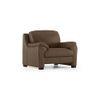 Farina Essential 1 Seater Fabric Sofa in Mocha Colour