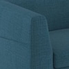 Rubik Luxe 2 Seater Fabric Sofa in Colonial Blue Colour