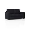 Apollo 2 Seater  Fabric Sofa In Deep blue velvet Colour