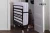 Springtek Rollaway Metal Folding Bed With Mattress 6in Single Size With Lockable Wheels