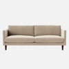 Tharoli Velvet 3 Seater Sofa in Cream Colour