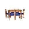 luc solid wood  6 seater Dining table in  Provincial Teak