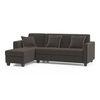 Henry Sectional Sofa Left Aligned - Cedar Brown