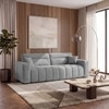 Basso 3 seater Sofa in Granite Weave