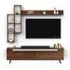 Blesky Miltra Tv Entertainment Unit Set Top Box In Brown Maple Finish