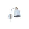 Norell White Metal Wall Light