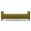 Felicity 3 Seater Click Clack Sofa cum Bed In Olive Green Colour