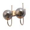 Eliante Modern Wall Lights Mild Steel & Glass Material Gold & Smoke Finish