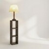 Ebenezer Beige Jute Floor Lamp with Beige Jute Base