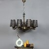 Devansh Gold Antique Wall Mounted Lamp With Beige Jute Shade