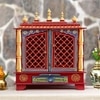 D'Dass Sheesham and Mdf Wooden Home Temple For Pooja Mandir For Home