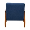 Armari Boucle Fabric Arm Chair in Blue Colour