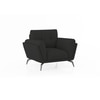 Vetra 1 seater Leather sofa in Slate Grey