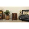 Renard Beige Jute Floor Lamp with Beige Jute Base
