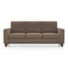 Apollo Neo 3 Seater Fabric Sofa in Mocha Brown Colour (Back Height : Regular, Cushion Type : Hard)