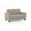 Apollo Neo 2 Seater Fabric Sofa in Mist Brown Colour (Back Height : Regular, Cushion Type : Hard)