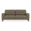Verona Premium 3 Seater Fabric Sofa in Mist Brown Colour