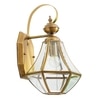 Giovanny Classic Brass and Glass Wall Light