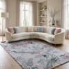 Jaipur Rugs Botanical Wool And Viscose And Polyester 5x8 Feet Hand Tufted Rug Carpet