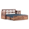 Bram 3 Seater Pull Out Sofa cum Bed In Delft Blue Colour