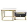 Verve Nesting Tables With White Drawer