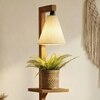 Andre Beige Jute Floor Lamp with Beige Jute Base