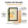 The Castle Decor Orange Fruit Kitchen Wall Art Set of 3 8x12 Inch